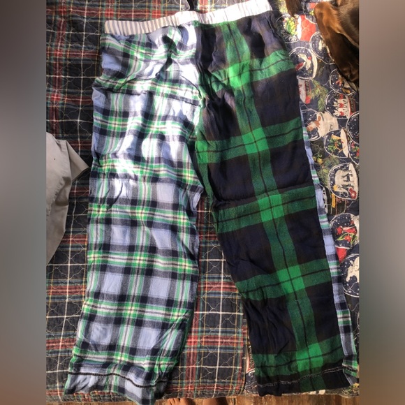 Aerie Green and Blue Plaid Pajama Pants - Picture 6 of 7